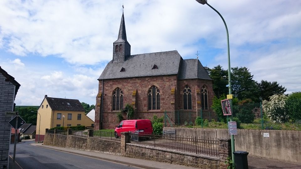 Wartungseinsatz an einer Kirche